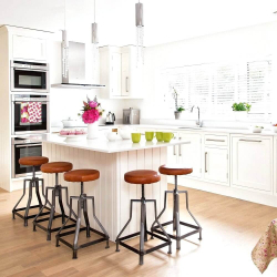Барные стулья: Почему они так популярны? Новый тренд в интерьере (деревянные, металлические, со спинкой). Идеальное решение для приятного отдыха (145+Фото)