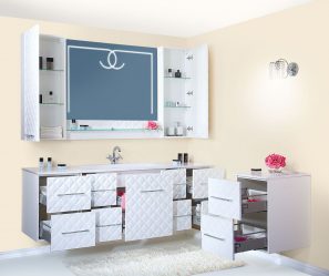 Особенности Комода белого цвета: 200+ (Фото) вариантов (глянцевый, с ящиками, без ручек)