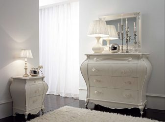 Особенности Комода белого цвета: 200+ (Фото) вариантов (глянцевый, с ящиками, без ручек)