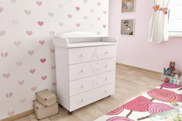 Особенности Комода белого цвета: 200+ (Фото) вариантов (глянцевый, с ящиками, без ручек)