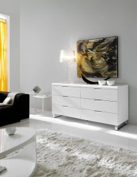 Особенности Комода белого цвета: 200+ (Фото) вариантов (глянцевый, с ящиками, без ручек)