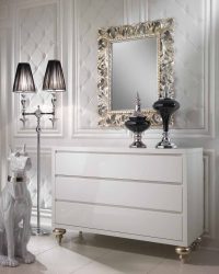 Особенности Комода белого цвета: 200+ (Фото) вариантов (глянцевый, с ящиками, без ручек)