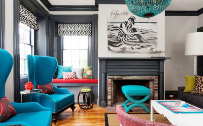 Интерьер в бирюзовых тонах – Выбор незаурядных личностей (235+ Фото). С каким цветом сочетается?