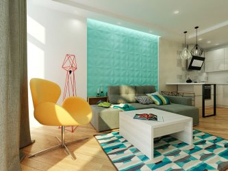 Интерьер в бирюзовых тонах – Выбор незаурядных личностей (235+ Фото). С каким цветом сочетается?