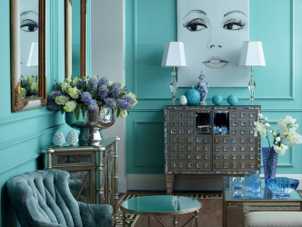 Интерьер в бирюзовых тонах – Выбор незаурядных личностей (235+ Фото). С каким цветом сочетается?
