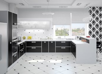Черные кухни в интерьере — Новый тренд в кухонном мире (220+ Фото сочетаний в дизайне)