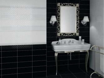 Интерьер черной ванной комнаты — 250+ (Фото) модных тенденций