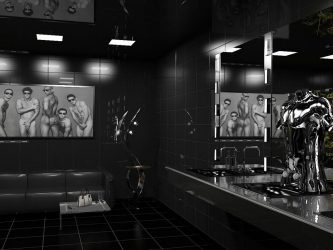 Интерьер черной ванной комнаты — 250+ (Фото) модных тенденций