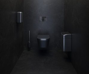 Интерьер черной ванной комнаты — 250+ (Фото) модных тенденций