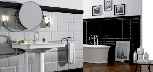 Интерьер черной ванной комнаты — 250+ (Фото) модных тенденций