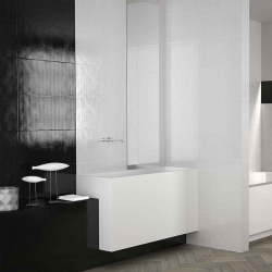 Интерьер черной ванной комнаты — 250+ (Фото) модных тенденций