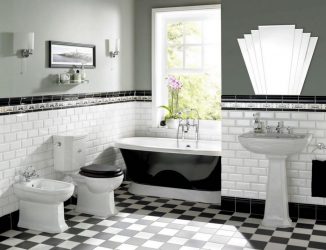 Интерьер черной ванной комнаты — 250+ (Фото) модных тенденций