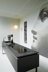 Стильность, Комфорт и Красота (170+ Фото): интерьер в черно-белых тонах (гостиной, спальни, кухни)