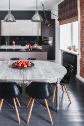 Стильность, Комфорт и Красота (170+ Фото): интерьер в черно-белых тонах (гостиной, спальни, кухни)