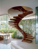 Лестницы из дерева в частном доме (с поворотом, перилами, балясинами). Чертежи, схемы + 75 ФОТО