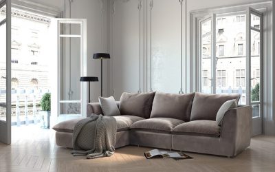 Диван с оттоманкой в интерьере: решим проблему с выбором. Уютное размещение прямых и угловых вариантов (100+Фото)