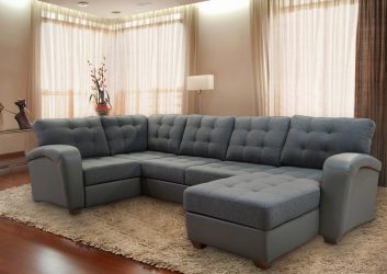 Диван с оттоманкой в интерьере: решим проблему с выбором. Уютное размещение прямых и угловых вариантов (100+Фото)