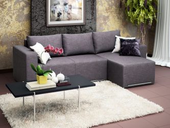 Диван с оттоманкой в интерьере: решим проблему с выбором. Уютное размещение прямых и угловых вариантов (100+Фото)