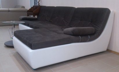 Диван с оттоманкой в интерьере: решим проблему с выбором. Уютное размещение прямых и угловых вариантов (100+Фото)