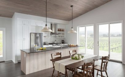 Современный дизайн маленькой кухни гостиной в частном доме. Новинки 2019-2020 года + 130 ФОТО