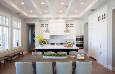 Современный дизайн маленькой кухни гостиной в частном доме. Новинки 2019-2020 года + 130 ФОТО