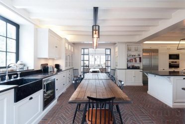 Современный дизайн маленькой кухни гостиной в частном доме. Новинки 2019-2020 года + 130 ФОТО