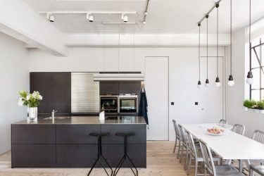 Современный дизайн маленькой кухни гостиной в частном доме. Новинки 2019-2020 года + 130 ФОТО