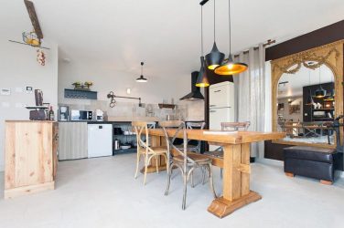 Современный дизайн маленькой кухни гостиной в частном доме. Новинки 2019-2020 года + 130 ФОТО