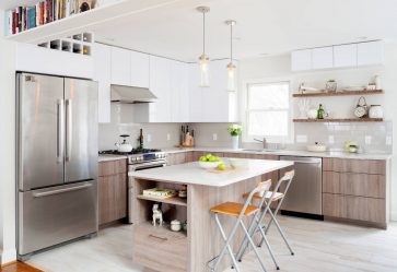 Дизайн кухни (+220 Фото) современных интерьеров маленькой кухни 9 м2. Функциональное и лаконичное оформление