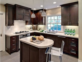 Дизайн кухни (+220 Фото) современных интерьеров маленькой кухни 9 м2. Функциональное и лаконичное оформление