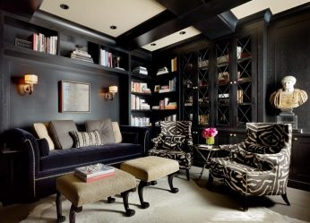 Дизайн в темных тонах: Мрачно или Уютно? (235+Фото) Необычно стильный и модный интерьер (спальня, гостиная, кухня, ванная)