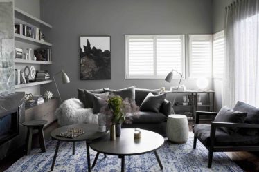 Дизайн в темных тонах: Мрачно или Уютно? (235+Фото) Необычно стильный и модный интерьер (спальня, гостиная, кухня, ванная)