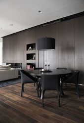 Дизайн в темных тонах: Мрачно или Уютно? (235+Фото) Необычно стильный и модный интерьер (спальня, гостиная, кухня, ванная)