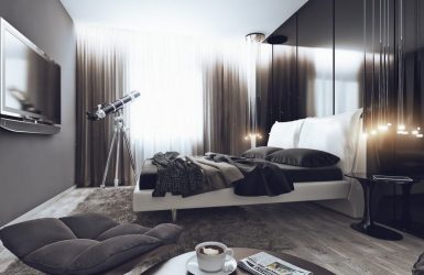 Дизайн в темных тонах: Мрачно или Уютно? (235+Фото) Необычно стильный и модный интерьер (спальня, гостиная, кухня, ванная)