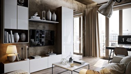 Дизайн в темных тонах: Мрачно или Уютно? (235+Фото) Необычно стильный и модный интерьер (спальня, гостиная, кухня, ванная)