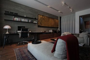 Дизайн в темных тонах: Мрачно или Уютно? (235+Фото) Необычно стильный и модный интерьер (спальня, гостиная, кухня, ванная)