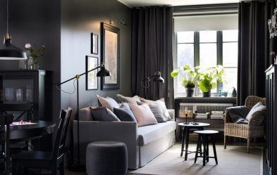 Дизайн в темных тонах: Мрачно или Уютно? (235+Фото) Необычно стильный и модный интерьер (спальня, гостиная, кухня, ванная)