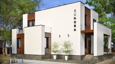 Проекты домов с плоской крышей – простые технологии постройки (одноэтажные, двухэтажные, деревянные, небольшие). Современные тенденции хай-тека и минимализма (175+Фото)