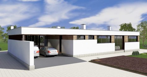 Проекты домов с плоской крышей – простые технологии постройки (одноэтажные, двухэтажные, деревянные, небольшие). Современные тенденции хай-тека и минимализма (175+Фото)