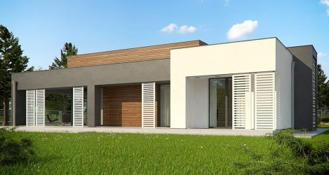 Проекты домов с плоской крышей – простые технологии постройки (одноэтажные, двухэтажные, деревянные, небольшие). Современные тенденции хай-тека и минимализма (175+Фото)