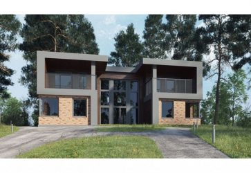 Проекты домов с плоской крышей – простые технологии постройки (одноэтажные, двухэтажные, деревянные, небольшие). Современные тенденции хай-тека и минимализма (175+Фото)