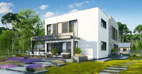 Проекты домов с плоской крышей – простые технологии постройки (одноэтажные, двухэтажные, деревянные, небольшие). Современные тенденции хай-тека и минимализма (175+Фото)