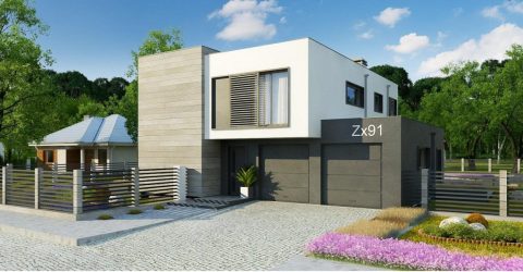 Проекты домов с плоской крышей – простые технологии постройки (одноэтажные, двухэтажные, деревянные, небольшие). Современные тенденции хай-тека и минимализма (175+Фото)