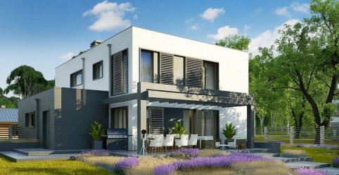 Проекты домов с плоской крышей – простые технологии постройки (одноэтажные, двухэтажные, деревянные, небольшие). Современные тенденции хай-тека и минимализма (175+Фото)