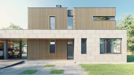 Проекты домов с плоской крышей – простые технологии постройки (одноэтажные, двухэтажные, деревянные, небольшие). Современные тенденции хай-тека и минимализма (175+Фото)