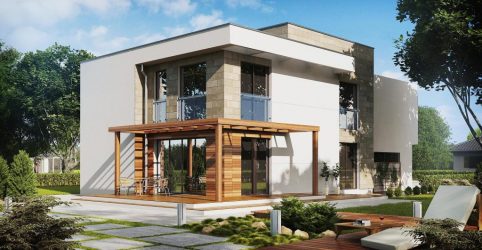 Проекты домов с плоской крышей – простые технологии постройки (одноэтажные, двухэтажные, деревянные, небольшие). Современные тенденции хай-тека и минимализма (175+Фото)