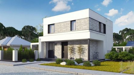 Проекты домов с плоской крышей – простые технологии постройки (одноэтажные, двухэтажные, деревянные, небольшие). Современные тенденции хай-тека и минимализма (175+Фото)