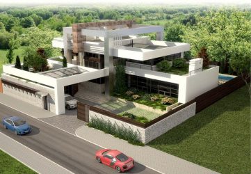 Проекты домов с плоской крышей – простые технологии постройки (одноэтажные, двухэтажные, деревянные, небольшие). Современные тенденции хай-тека и минимализма (175+Фото)