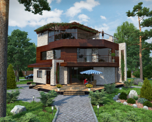 Проекты домов с плоской крышей – простые технологии постройки (одноэтажные, двухэтажные, деревянные, небольшие). Современные тенденции хай-тека и минимализма (175+Фото)