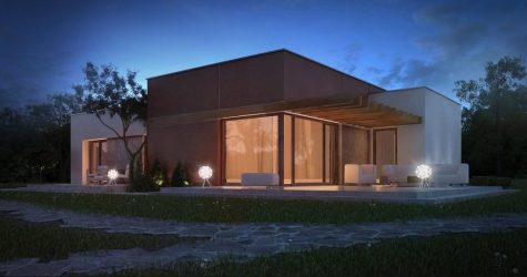 Проекты домов с плоской крышей – простые технологии постройки (одноэтажные, двухэтажные, деревянные, небольшие). Современные тенденции хай-тека и минимализма (175+Фото)